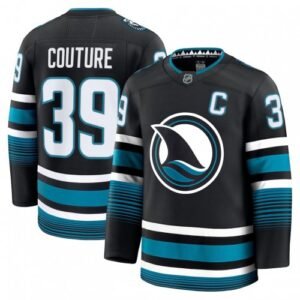 Men’s San Jose Sharks Logan Couture Black Alternate Premium Jersey