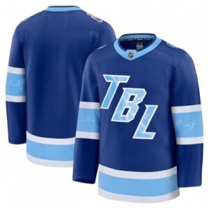 Men’s Tampa Bay Lightning Blue 2026 NHL Stadium Series Premium Blank Jersey