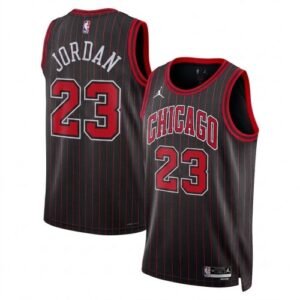 Michael Jordan Chicago Bulls Jordan Brand Unisex Black Swingman Jersey – Statement Edition