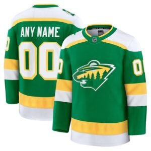 Minnesota Wild Alternate Premium Custom Jersey – Green