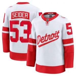 Moritz Seider Detroit Red Wings 2025 NHL Stadium Series Premium Jersey – White