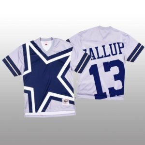 NFL Dallas Cowboys #13 Michael Gallup White Mitchell & Nell Big Face Fashion Limited NFL Jersey