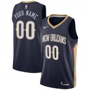 New Orleans Pelicans Nike Swingman Custom Jersey Navy
