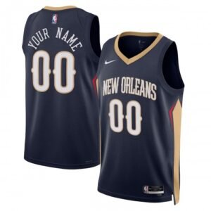 New Orleans Pelicans Nike Unisex Swingman Custom Jersey Navy