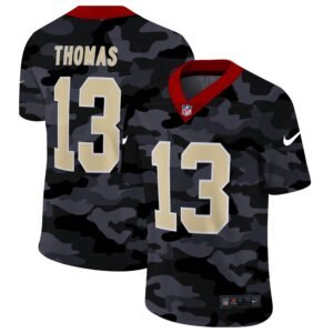 New Orleans Saints #13 Michael Thomas Nike 2020 Black CAMO Vapor Untouchable Limited Stitched NFL Jersey