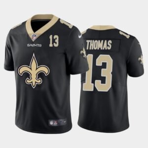 New Orleans Saints #13 Michael Thomas Black Nike Big Team Logo Player Vapor Limited NFL Jersey