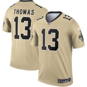New Orleans Saints #13 Michael Thomas Nike Gold Inverted Legend Jersey