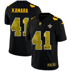 New Orleans Saints #41 Alvin Kamara Black Nike Golden Sequin Vapor Limited NFL Jersey