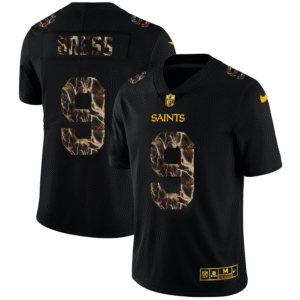 New Orleans Saints #9 Drew Brees Black Nike Flocked Lightning Vapor Limited NFL Jersey