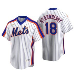 New York Mets Darryl Strawberry White Cooperstown Collection Home Jersey