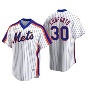New York Mets Michael Conforto White Cooperstown Collection Home Jersey