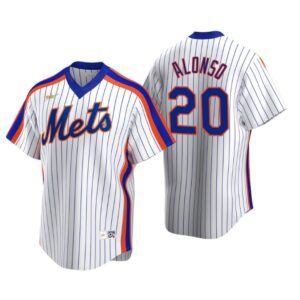 New York Mets Pete Alonso White Cooperstown Collection Home Jersey
