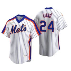New York Mets Robinson Cano White Cooperstown Collection Home Jersey