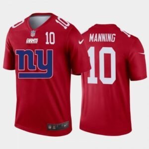 New York New York Giants #10 Eli Manning Red Men’s Nike Big Team Logo Player Vapor Limited NFL Jersey Men’s
