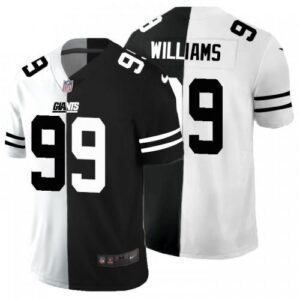 New York New York Giants #99 Leonard Williams Men’s Black V White Peace Split Nike Vapor Untouchable Limited NFL Jersey Men’s