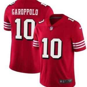 Nike 49ers #10 Jimmy Garoppolo Red Team Color Stitched NFL Vapor Untouchable Limited II Jersey