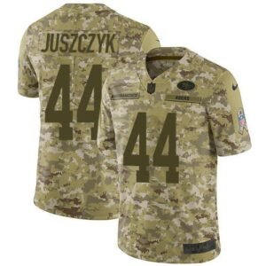 Nike 49ers #44 Kyle Juszczyk Camo Stitched NFL Limited 2018 Salute To Service Jersey