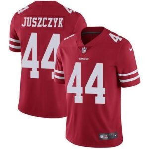 Nike 49ers #44 Kyle Juszczyk Red Team Color Stitched NFL Vapor Untouchable Limited Jersey