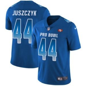 Nike 49ers #44 Kyle Juszczyk Royal Stitched NFL Limited NFC 2019 Pro Bowl Jersey