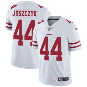 Nike 49ers #44 Kyle Juszczyk White Stitched NFL Vapor Untouchable Limited Jersey