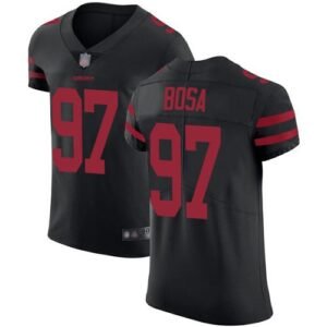 Nike 49ers #97 Nick Bosa Black Alternate Stitched NFL Vapor Untouchable Elite Jersey