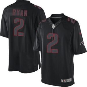 Nike Atlanta Falcons #2 Matt Ryan Black Stitched NFL Impact Limited Jersey