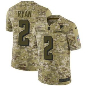 Nike Atlanta Falcons #2 Matt Ryan Camo Stitched NFL Limited 2018 Salute To Service Jersey
