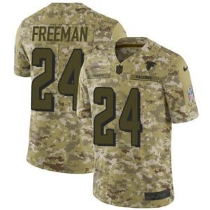 Nike Atlanta Falcons #24 Devonta Freeman Camo Stitched NFL Limited 2018 Salute To Service Jersey