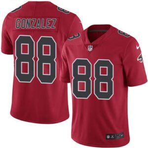 Nike Atlanta Falcons #88 Tony Gonzalez Red Stitched NFL Limited Rush Jersey