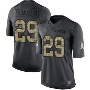 Nike Baltimore Ravens #29 Earl Thomas III Black Stitched NFL Limited 2016 Salute to Service Jersey