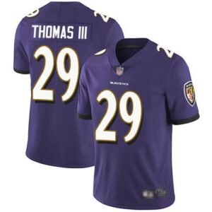 Nike Baltimore Ravens #29 Earl Thomas III Purple Team Color Stitched NFL Vapor Untouchable Limited Jersey