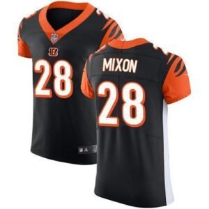 Nike Bengals #28 Joe Mixon Black Team Color Stitched NFL Vapor Untouchable Elite Jersey