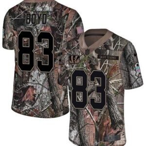 Nike Bengals #83 Tyler Boyd Camo Stitched NFL Limited Rush Realtree Jersey