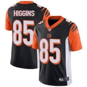 Nike Bengals #85 Tee Higgins Black Team Color Stitched NFL Vapor Untouchable Limited Jersey