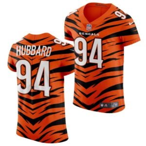 Nike Bengals #94 Sam Hubbard 2021-22 Orange City Edition Elite NFL Jersey