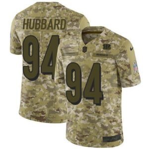 Nike Bengals #94 Sam Hubbard Camo Stitched NFL Limited 2018 Salute To Service Jersey