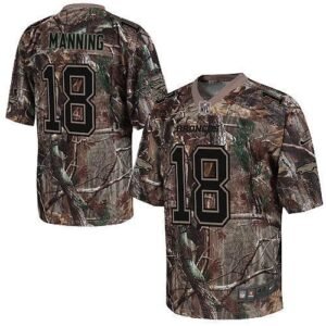 Nike Broncos #18 Peyton Manning Camo Stitched NFL Realtree Elite Jersey