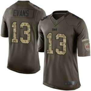 Nike Buccaneers #13 Mike Evans Green Stitched NFL Limited 2015 Salute To Service Jersey