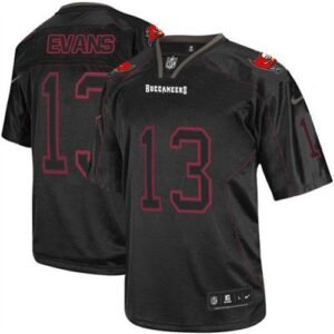Nike Buccaneers #13 Mike Evans Lights Out Black Stitched Jersey