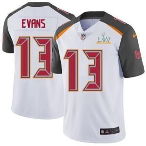 Nike Buccaneers #13 Mike Evans White Super Bowl LV Bound Stitched NFL Vapor Untouchable Limited Jersey