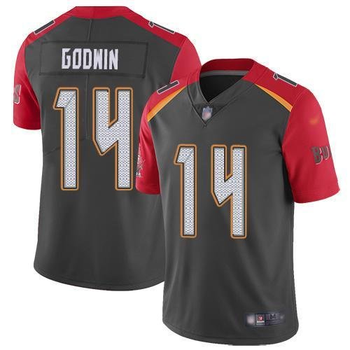 Nike Buccaneers #14 Chris Godwin Gray Stitched NFL Limited Inverted Legend Jersey