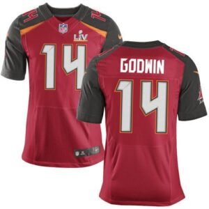 Nike Buccaneers #14 Chris Godwin Red Team Color Super Bowl LV Bound Stitched NFL Vapor Untouchable Elite Jersey