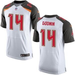 Nike Buccaneers #14 Chris Godwin White Stitched NFL New Elite Jersey