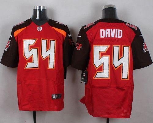 Nike Buccaneers #54 Lavonte David Red Team Color Stitched NFL New Elite Jersey