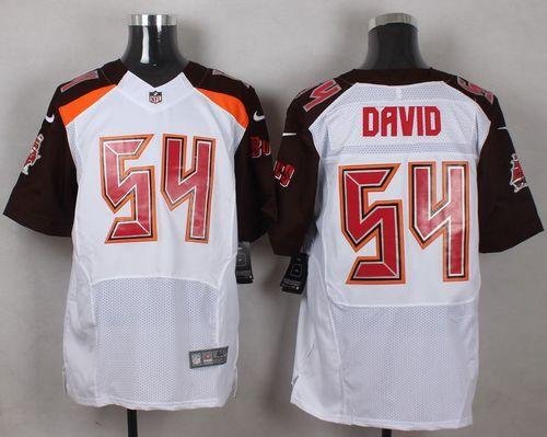 Nike Buccaneers #54 Lavonte David White Stitched NFL New Elite Jersey