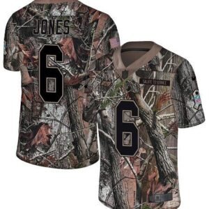 Nike Buccaneers #6 Julio Jones Camo Stitched NFL Limited Rush Realtree Jersey