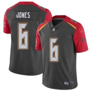 Nike Buccaneers #6 Julio Jones Gray Stitched NFL Limited Inverted Legend Jersey