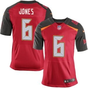 Nike Buccaneers #6 Julio Jones Red Team Color Stitched NFL Vapor Untouchable Elite Jersey