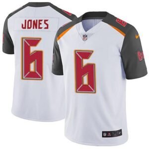 Nike Buccaneers #6 Julio Jones White Stitched NFL Vapor Untouchable Limited Jersey