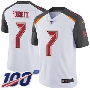 Nike Buccaneers #7 Leonard Fournette White Stitched NFL 100th Season Vapor Untouchable Limited Jersey